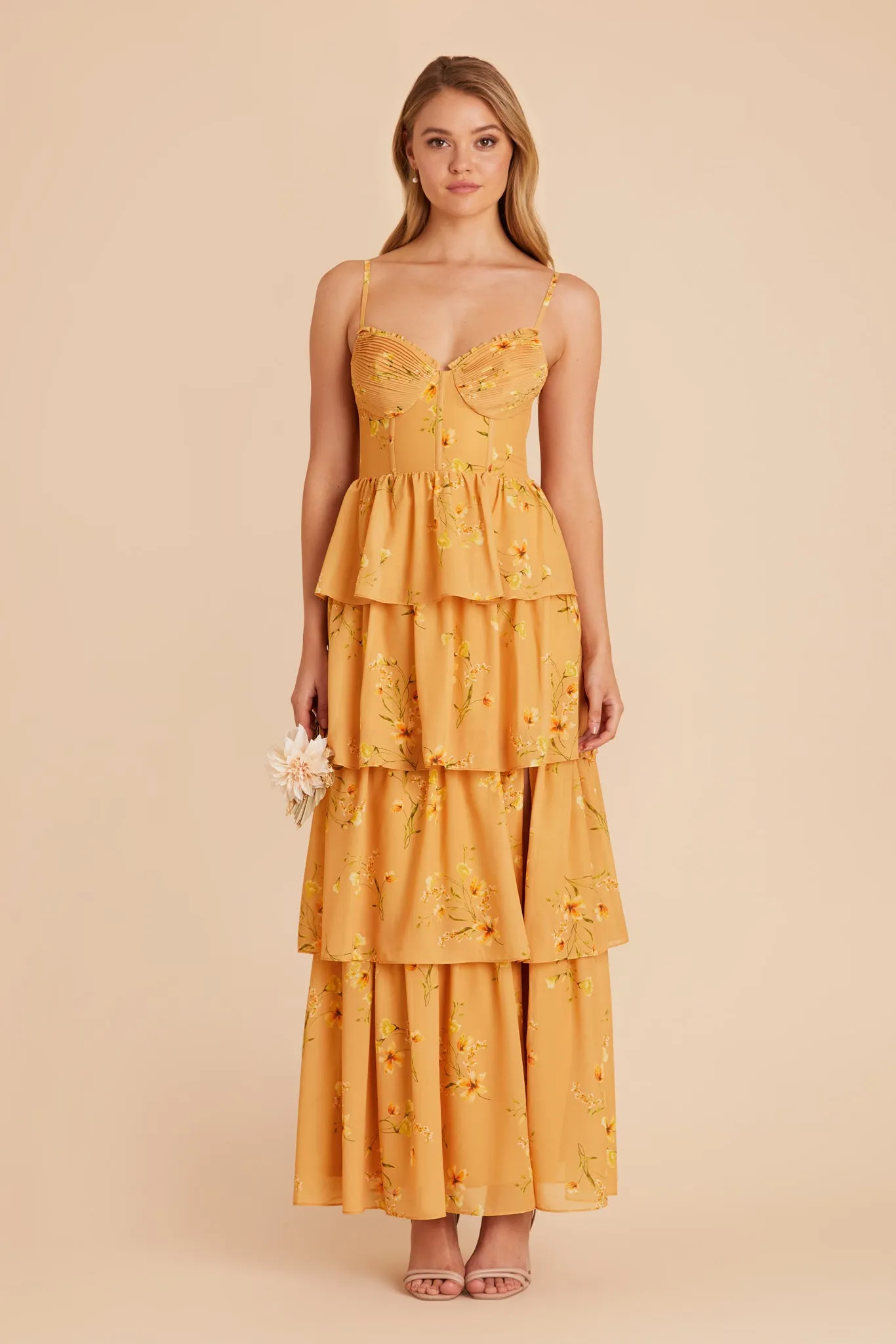 Lola Chiffon Dress - Marigold Le Fleur sold by Birdy Grey