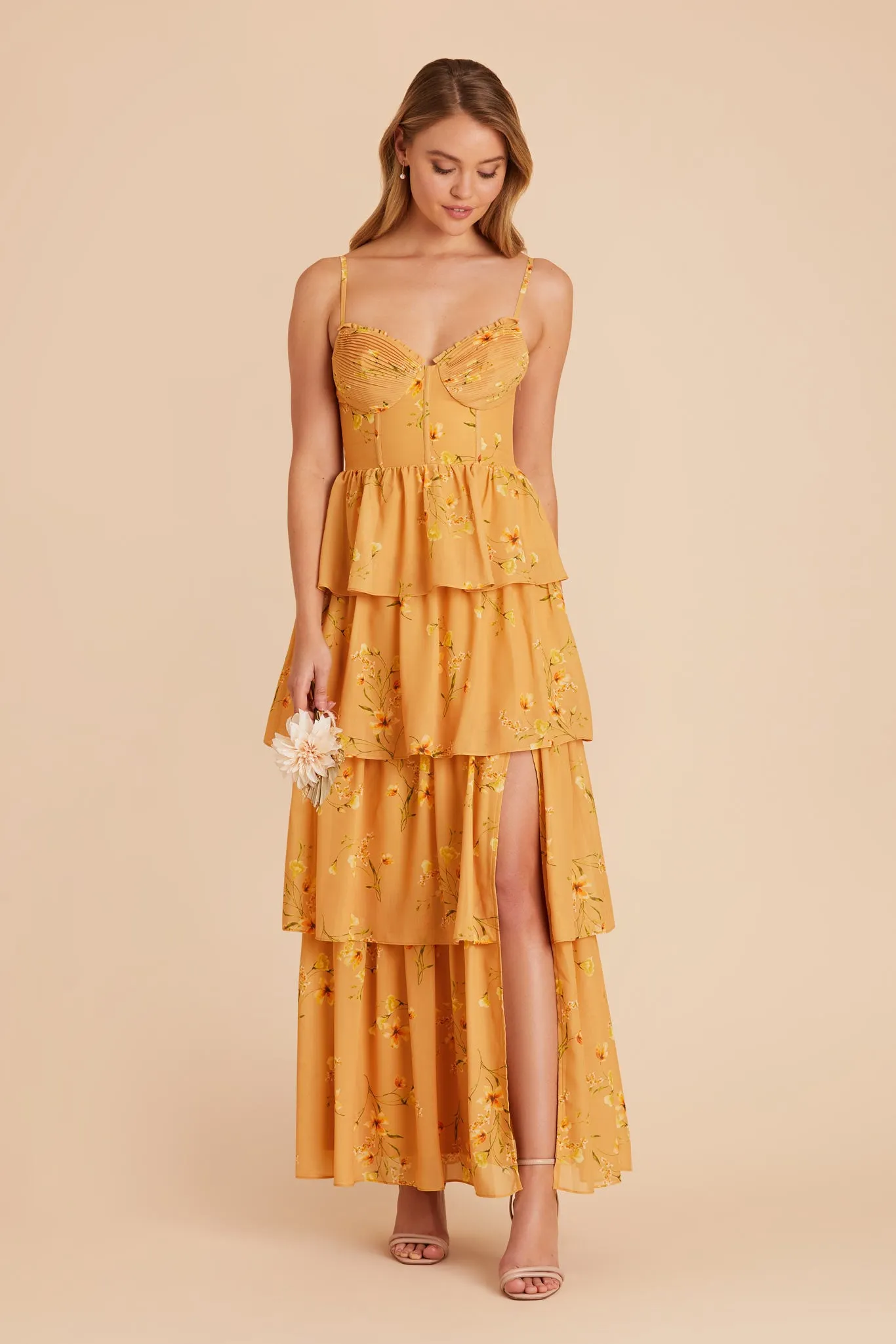 Lola Chiffon Dress - Marigold Le Fleur sold by Birdy Grey product image thumbnail 2