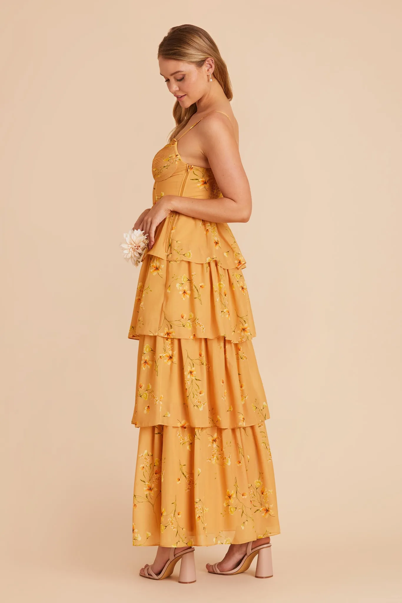 Lola Chiffon Dress - Marigold Le Fleur sold by Birdy Grey product image thumbnail 3
