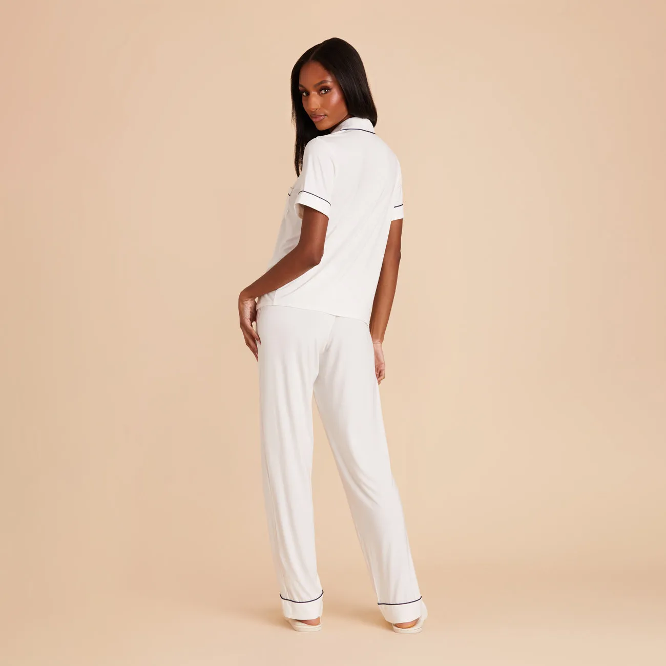 Jonny Short Sleeve and Pant Set - White sold by Birdy Grey product image thumbnail 3