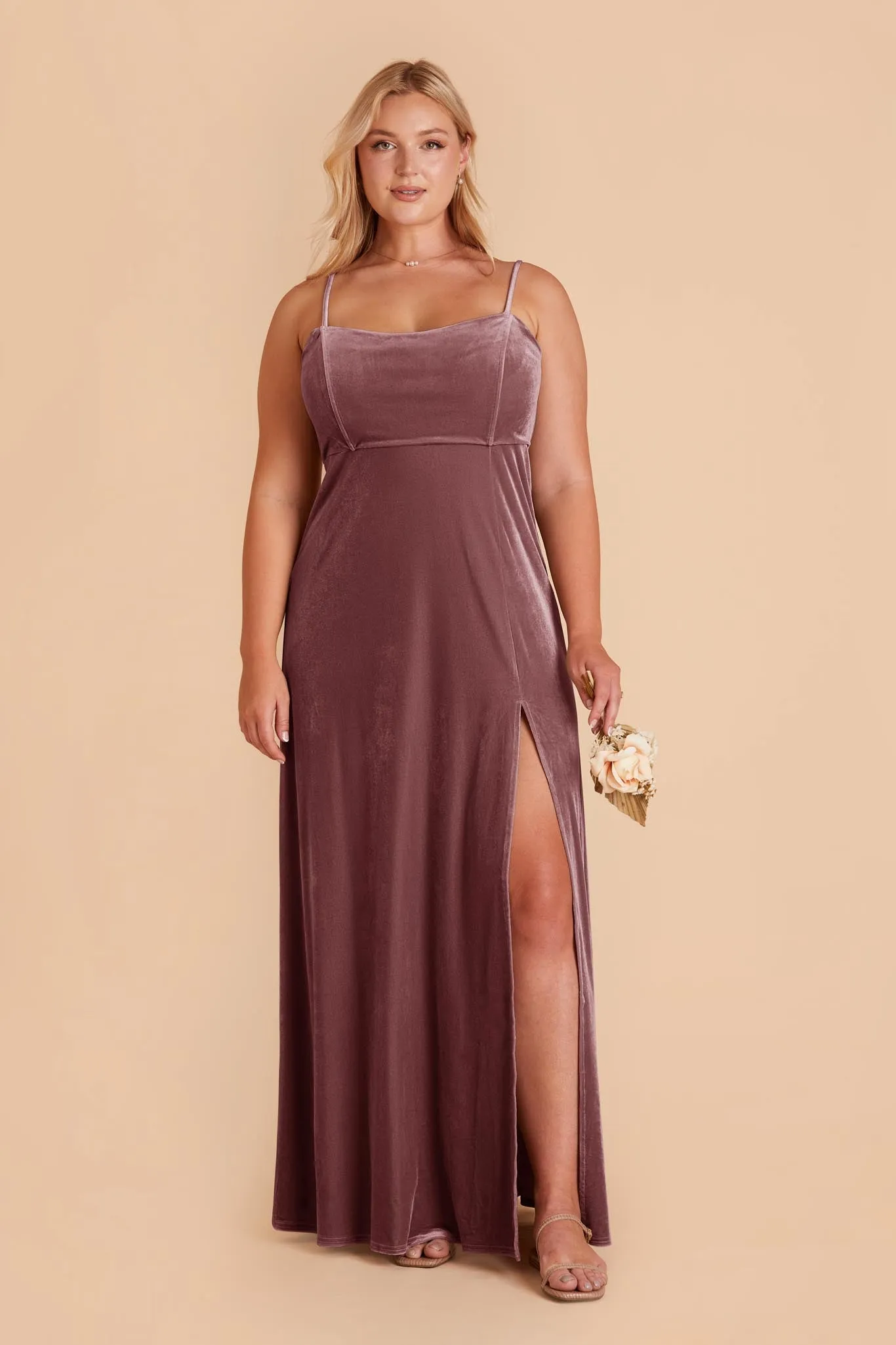 August Velvet Dress - Desert Rose sold by Birdy Grey product image thumbnail 2