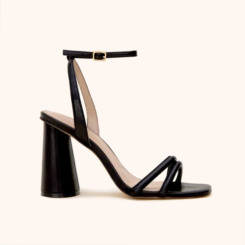 Julia Chunky Heel - Black sold by Birdy Grey