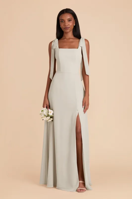 Alex Convertible Dress Chiffon - Dove Gray sold by Birdy Grey