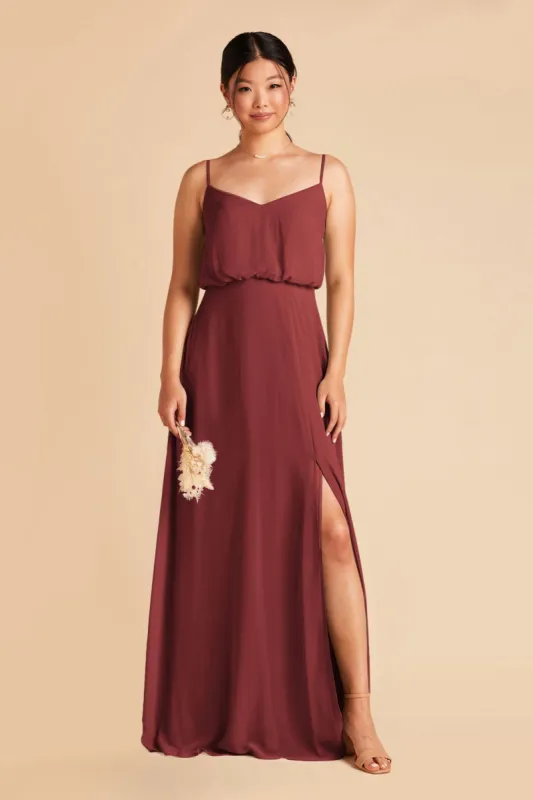 Gwennie Dress - Rosewood sold by Birdy Grey