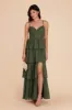 Lola Chiffon Dress - Olive sold by Birdy Grey