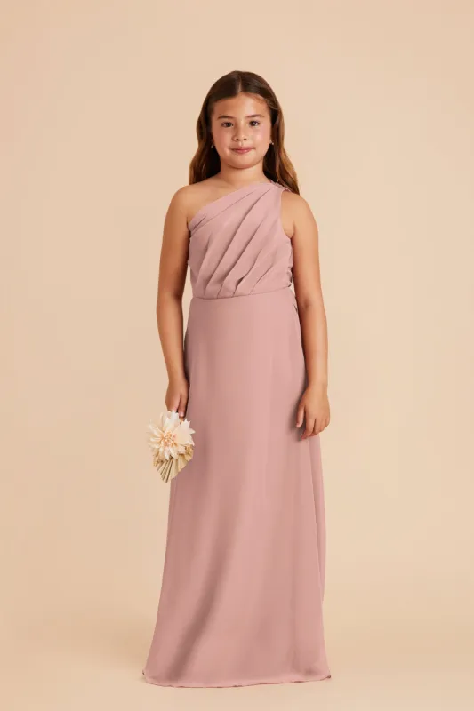 Kiara Junior Chiffon Dress - English Rose sold by Birdy Grey