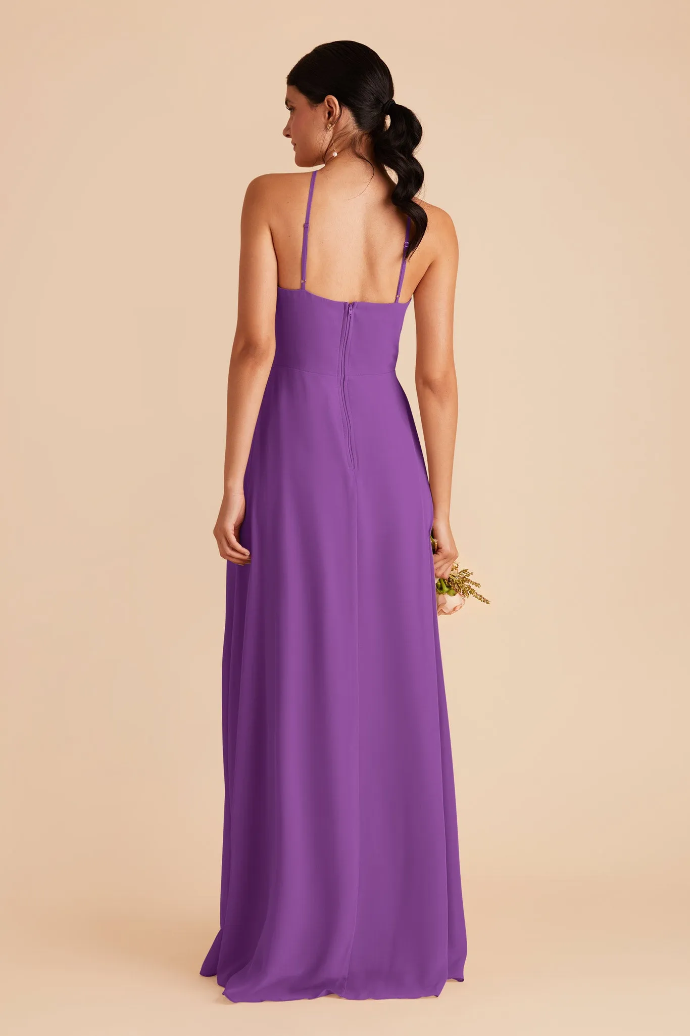Juliet Chiffon Dress - Amethyst sold by Birdy Grey product image thumbnail 5