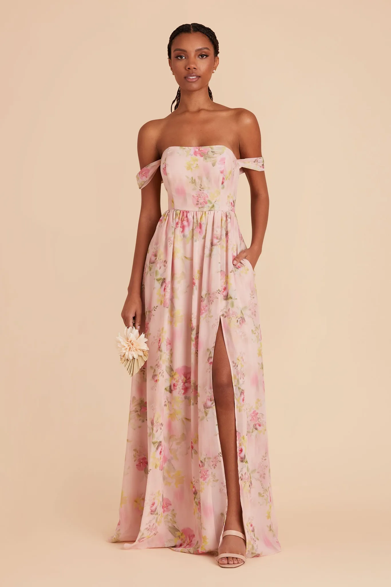 August Convertible Dress - Vintage Pink Floral sold by Birdy Grey product image thumbnail 3