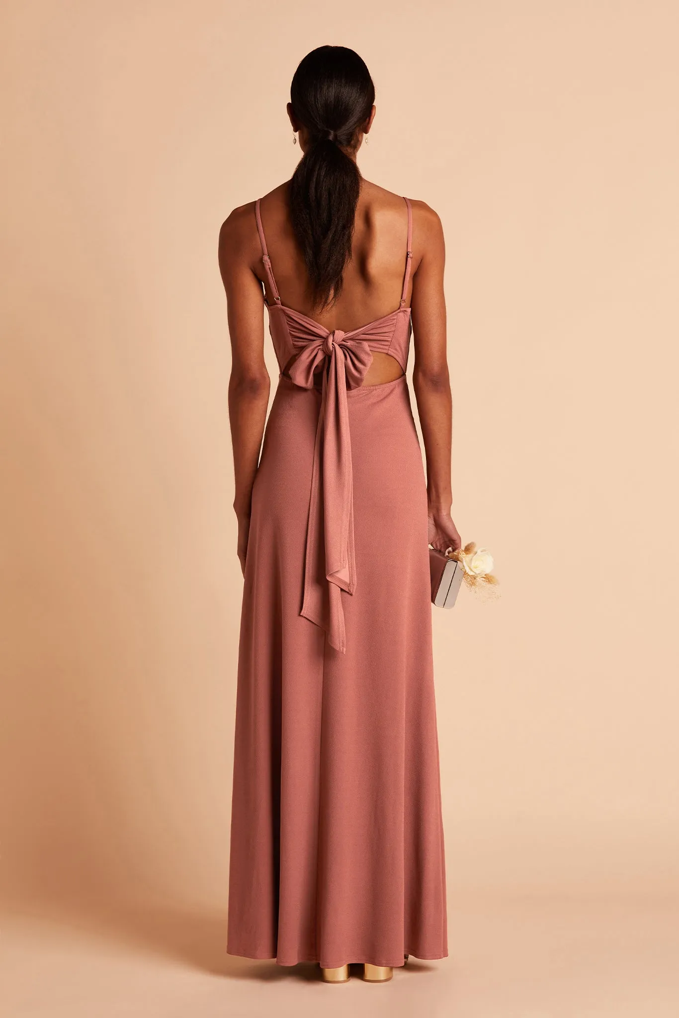 Benny Crepe Dress - Desert Rose sold by Birdy Grey product image thumbnail 5