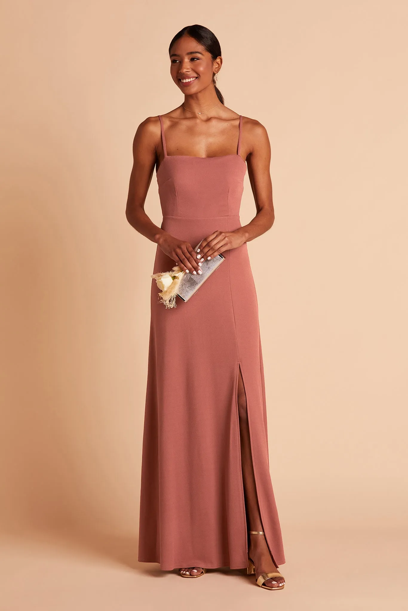 Benny Crepe Dress - Desert Rose sold by Birdy Grey product image thumbnail 3