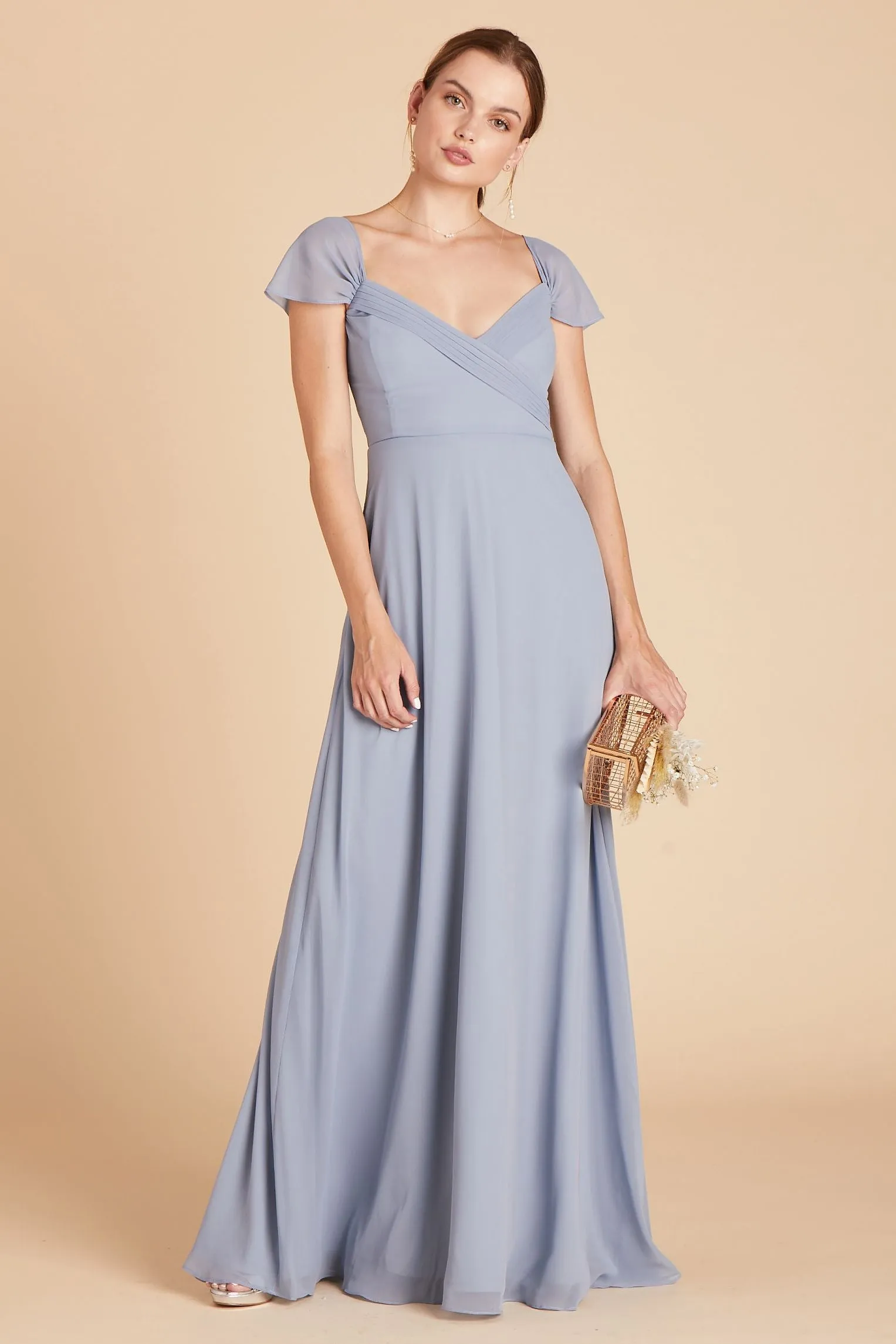 Spence Convertible Dress - Dusty Blue sold by Birdy Grey product image thumbnail 3