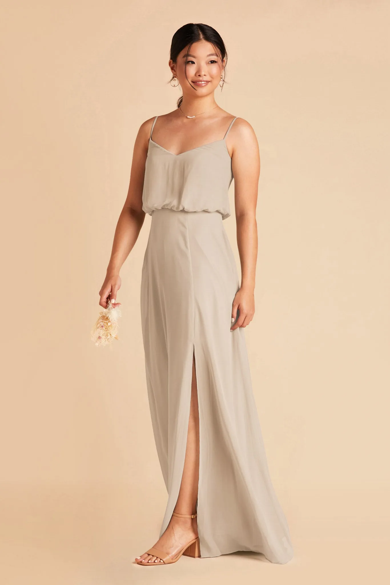 Gwennie Dress - Neutral Champagne sold by Birdy Grey product image thumbnail 5