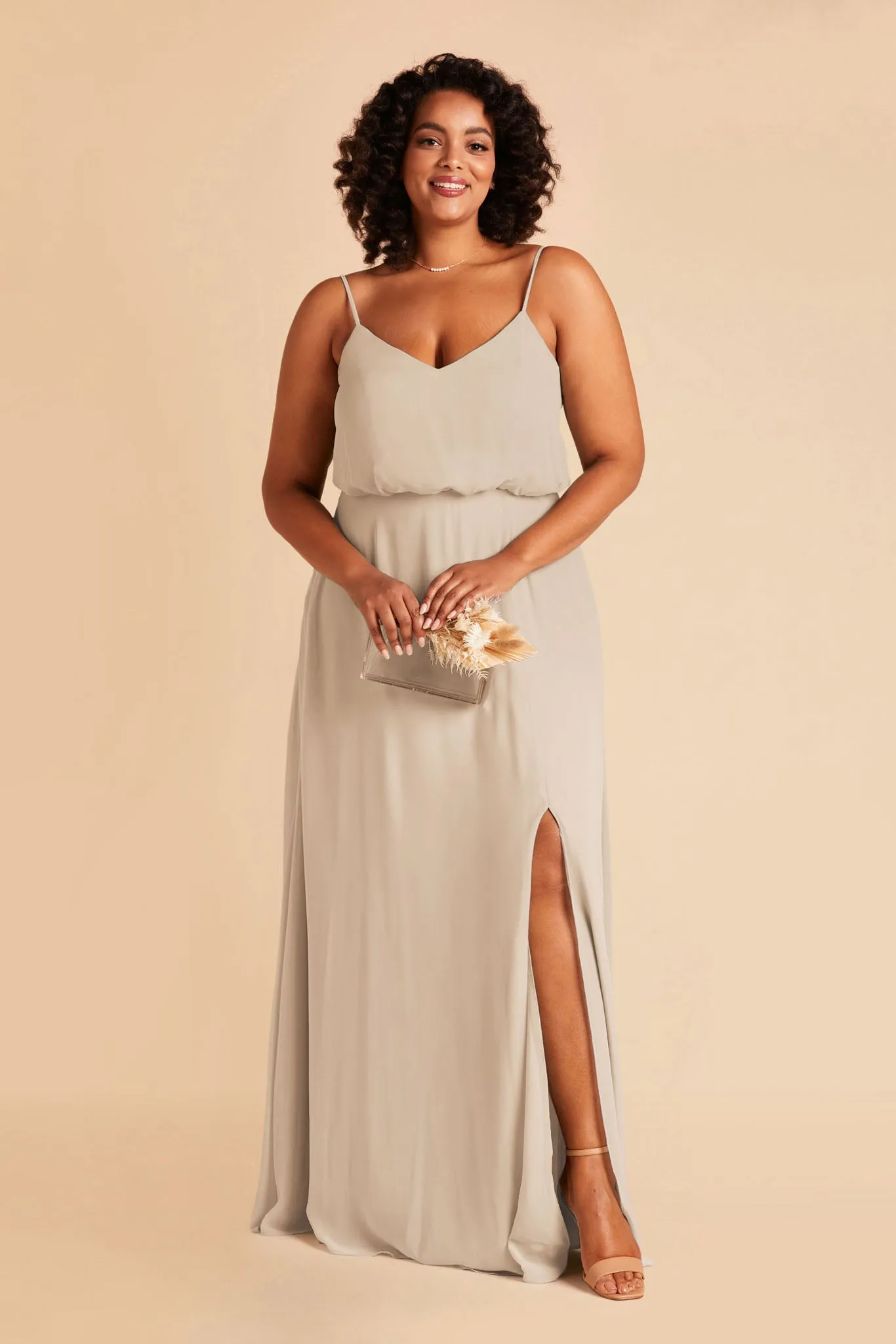 Gwennie Dress - Neutral Champagne sold by Birdy Grey product image thumbnail 2