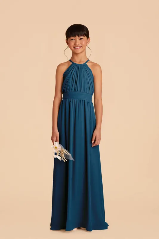 Sienna Junior Dress - Ocean Blue sold by Birdy Grey