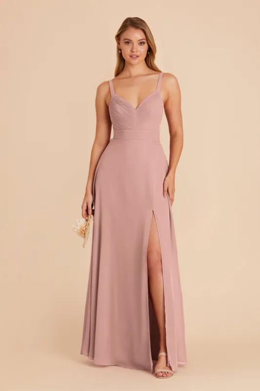 Deborah Chiffon Dress - English Rose sold by Birdy Grey