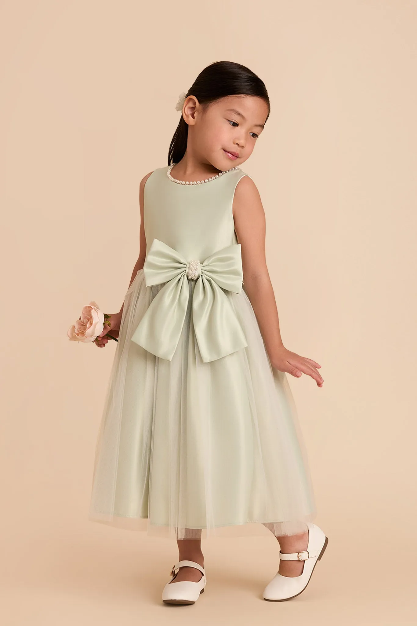 Fern Flower Girl Dress - Sage sold by Birdy Grey