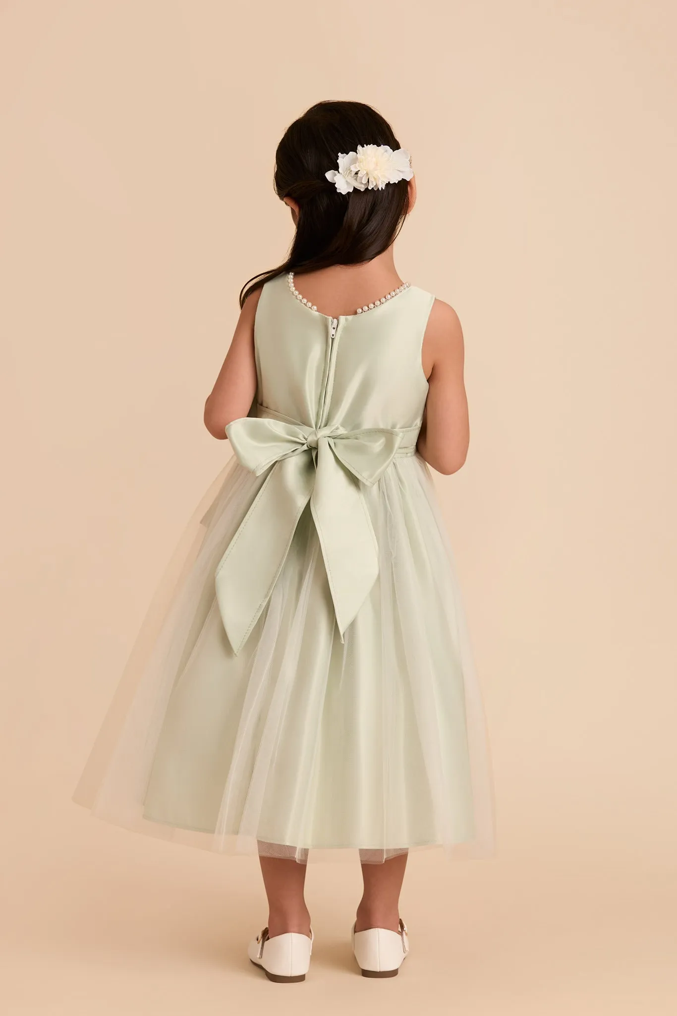 Fern Flower Girl Dress - Sage sold by Birdy Grey product image thumbnail 4