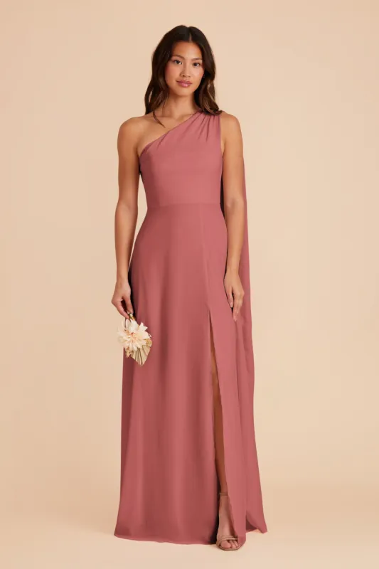 Melissa Chiffon Dress - Mulberry sold by Birdy Grey