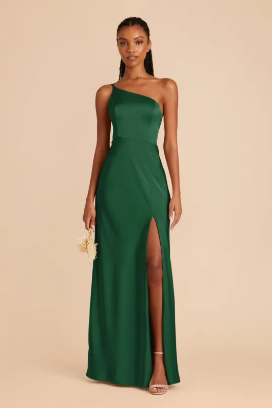 Kensie Matte Satin Dress - Forest Green sold by Birdy Grey