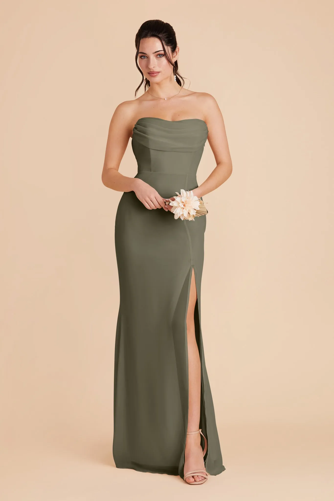 Mira Convertible Dress - Moss Green sold by Birdy Grey product image thumbnail 3