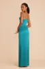 Lydia Matte Satin Dress - Teal sold by Birdy Grey