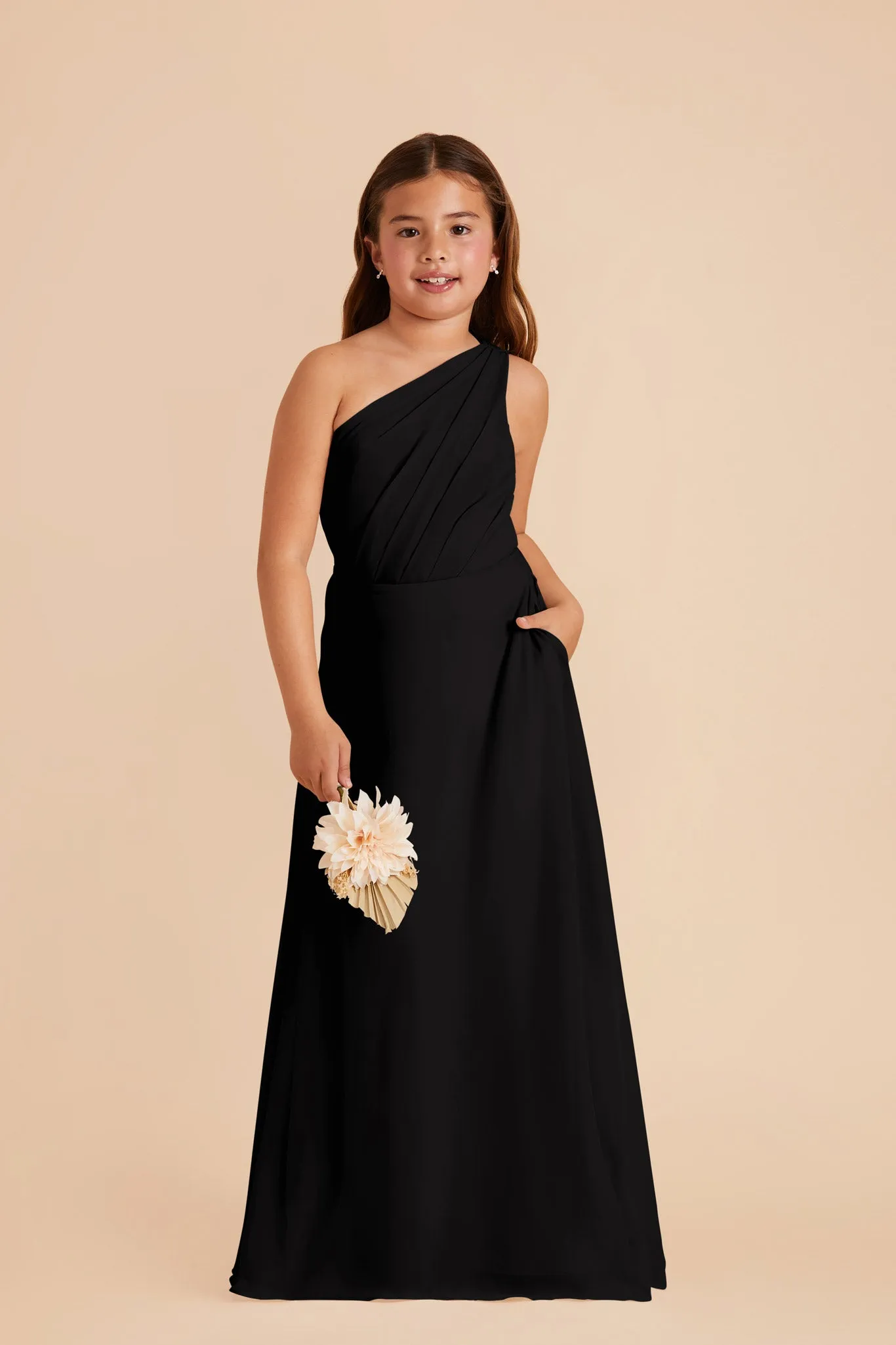 Kiara Junior Chiffon Dress - Black sold by Birdy Grey product image thumbnail 2