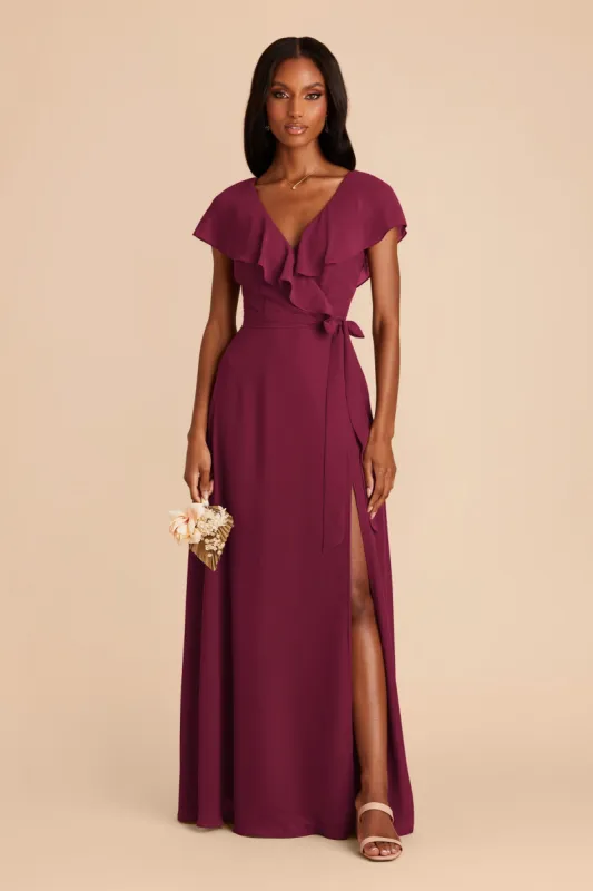 Jackson Chiffon Dress - Berry sold by Birdy Grey