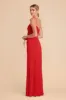 Catherine Matte Satin Dress - Ruby Red sold by Birdy Grey