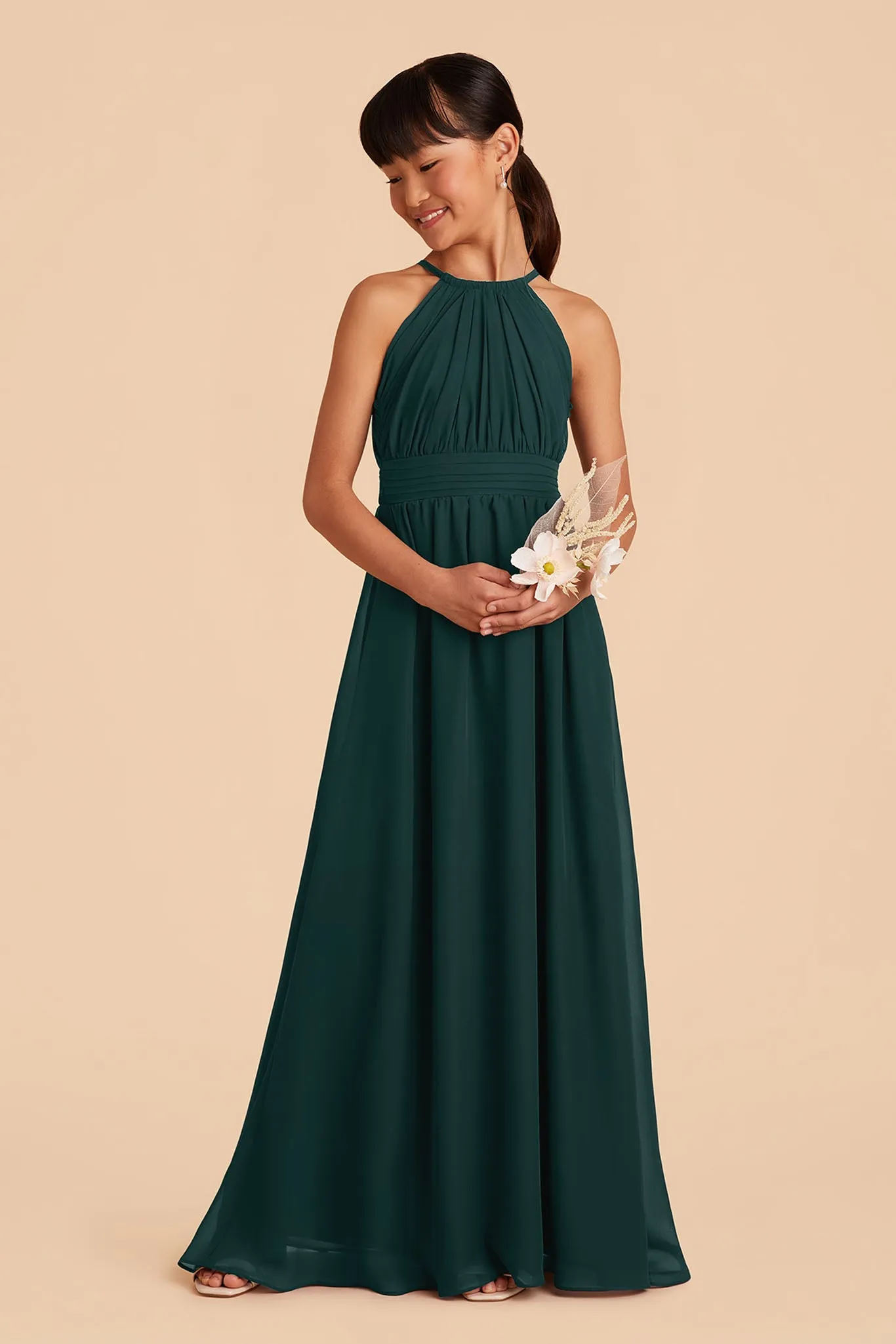 Sienna Junior Dress - Emerald sold by Birdy Grey product image thumbnail 4