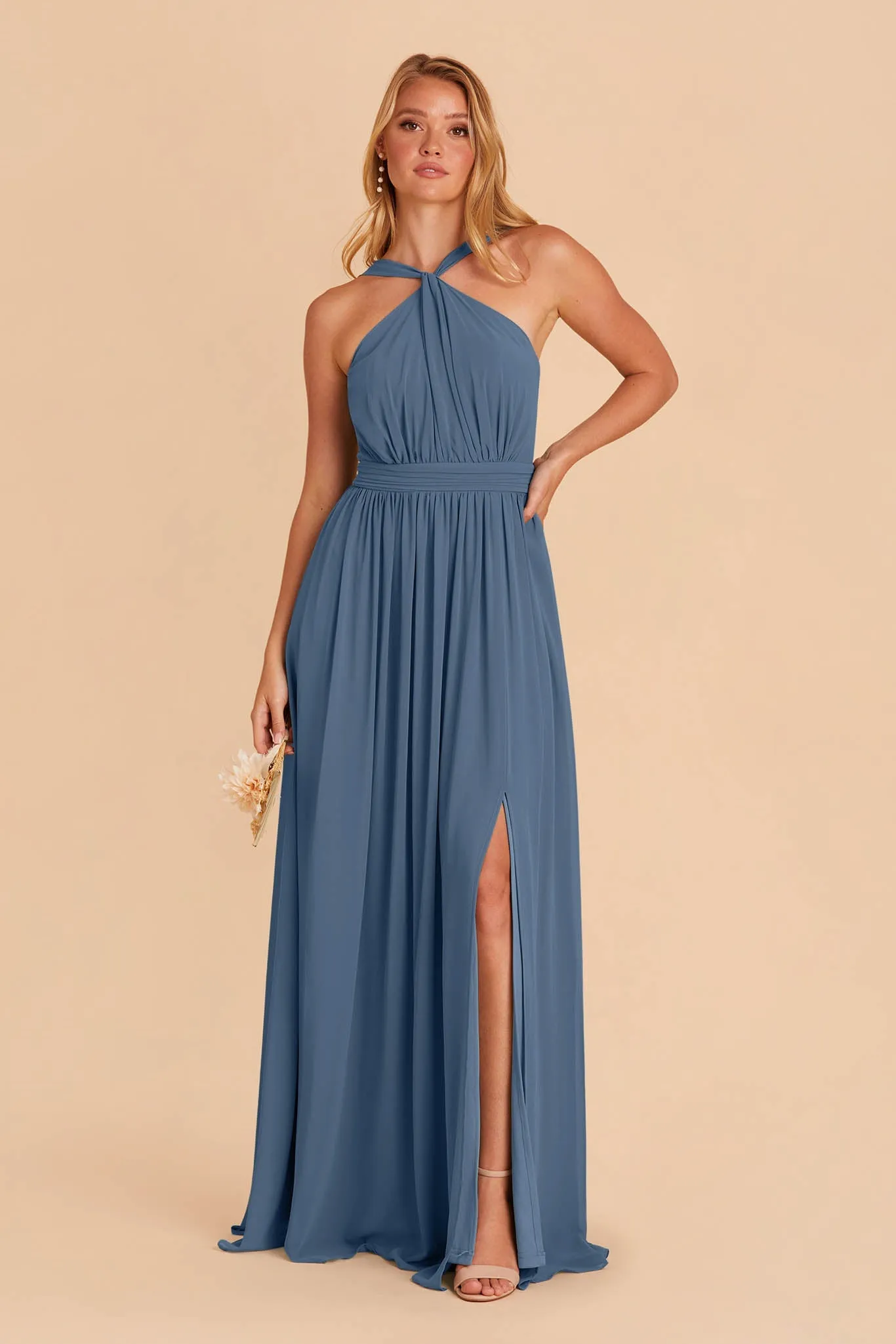 Kiko Chiffon Dress - Twilight sold by Birdy Grey product image thumbnail 4