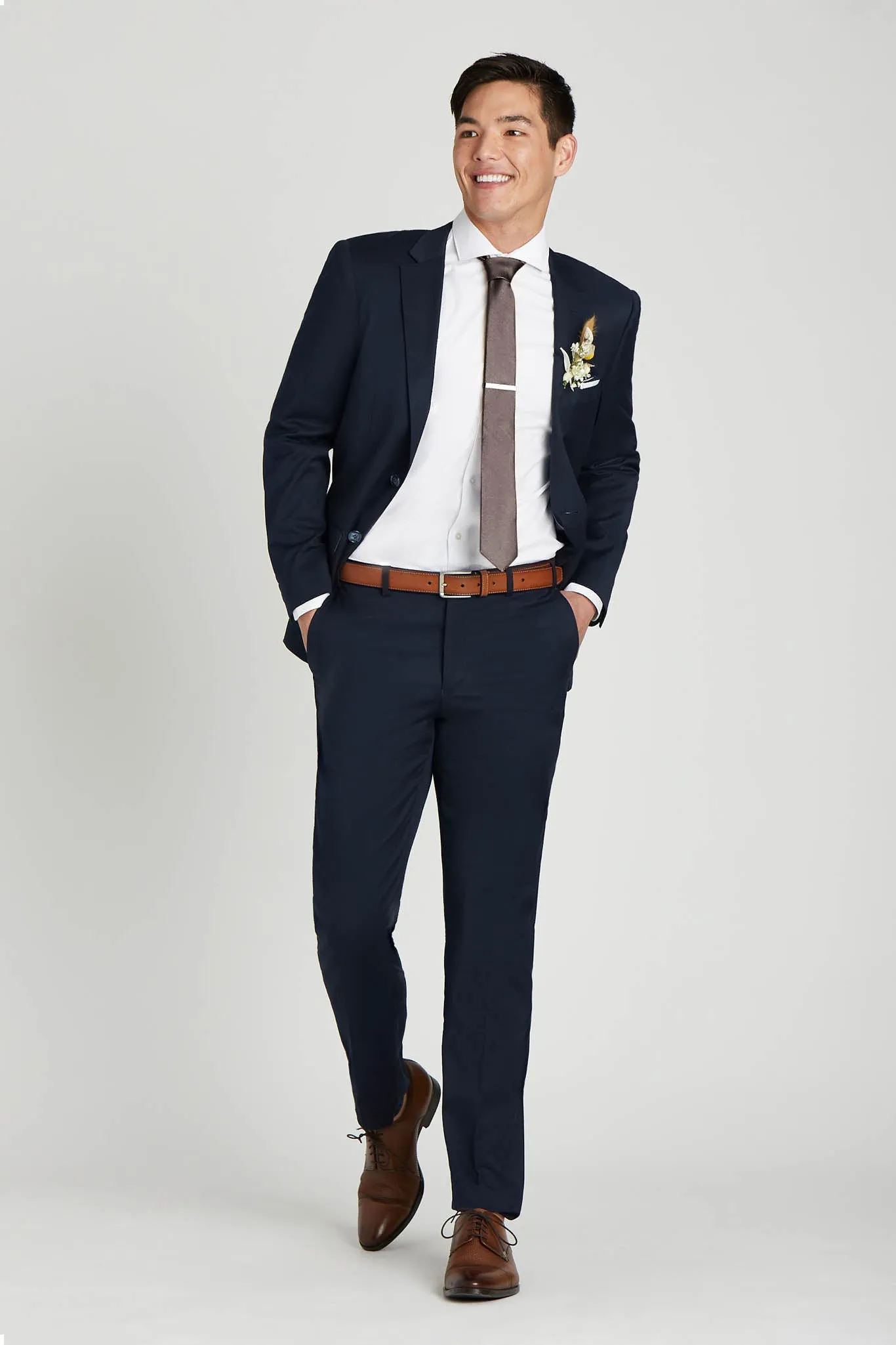 Simon Necktie - Toffee sold by Birdy Grey product image thumbnail 2