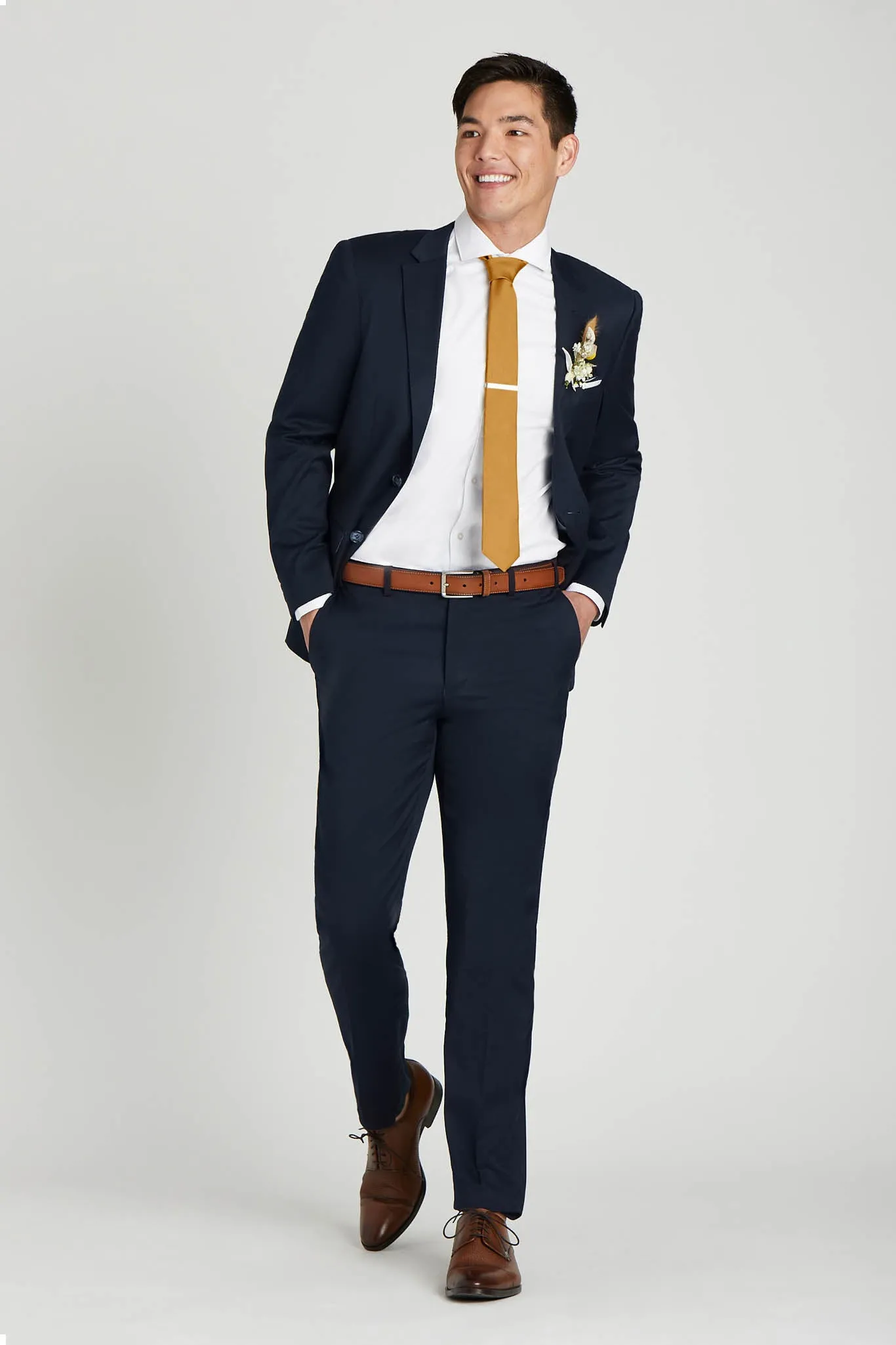 Simon Necktie - Marigold sold by Birdy Grey product image thumbnail 2