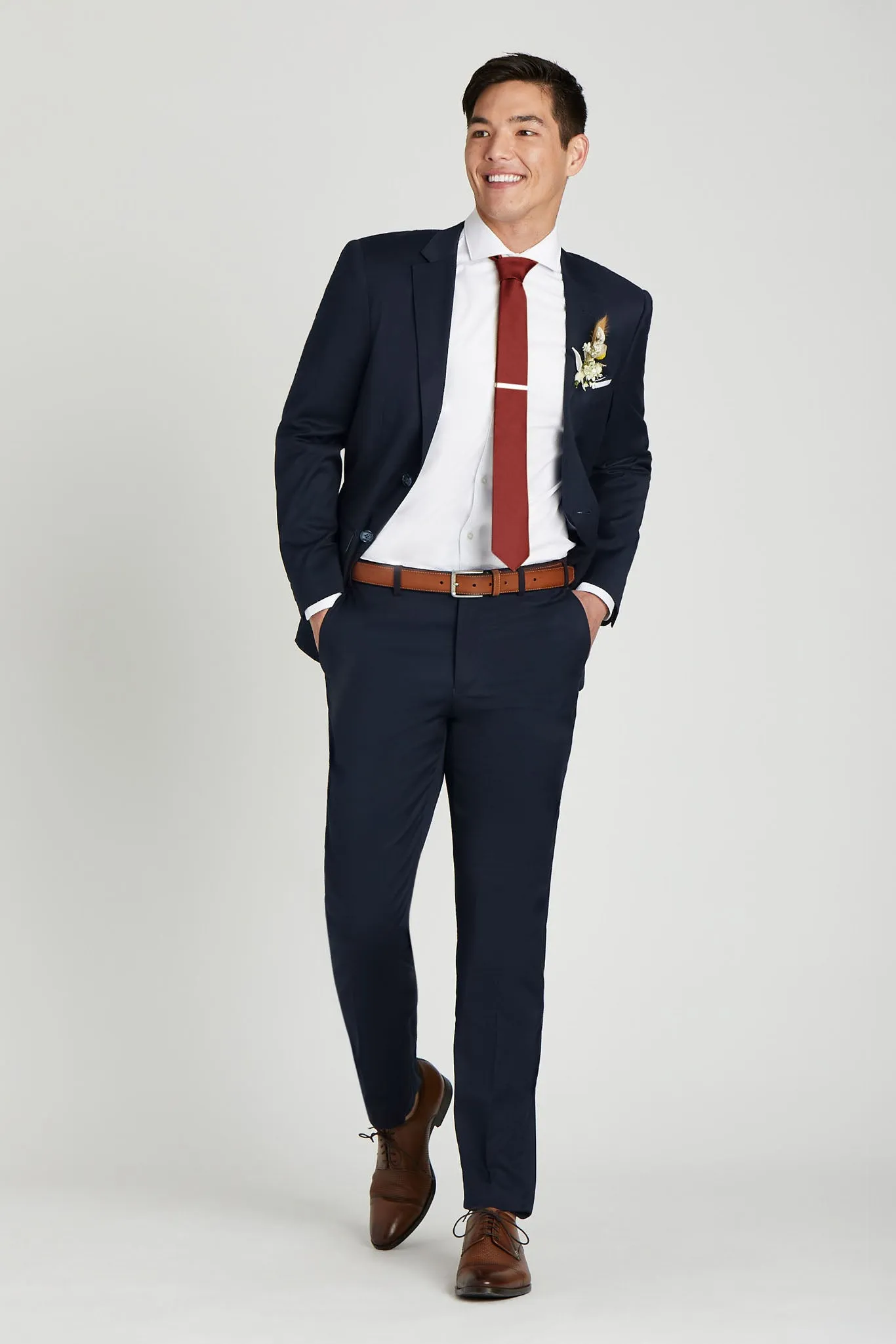 Simon Necktie - Burnt Orange sold by Birdy Grey product image thumbnail 2