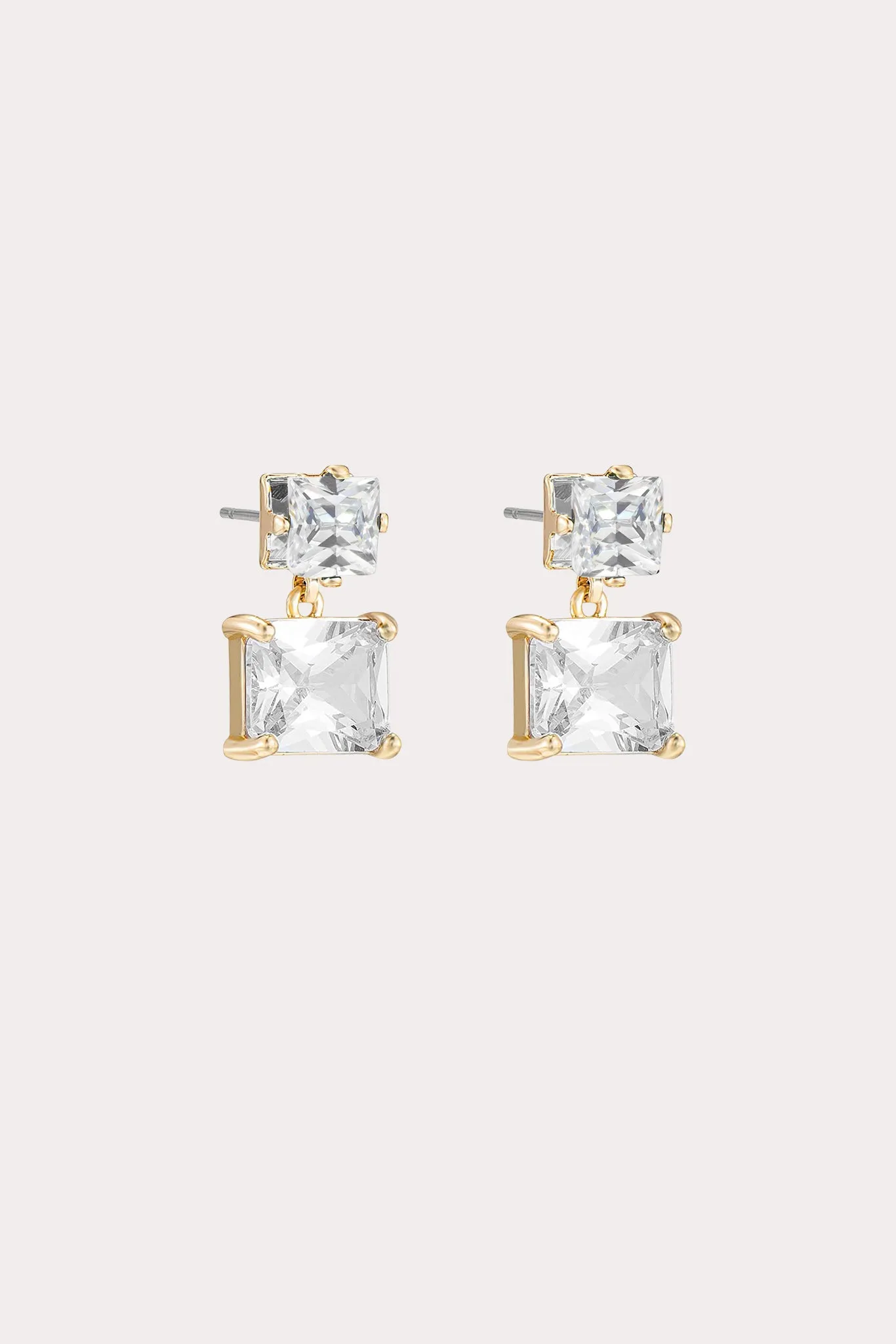 Valencia Crystal Drop Earrings - Clear Crystal sold by Birdy Grey product image thumbnail 3