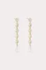 Ravello Crystal and Pearl Dangle Earrings - Clear Crystal sold by Birdy Grey