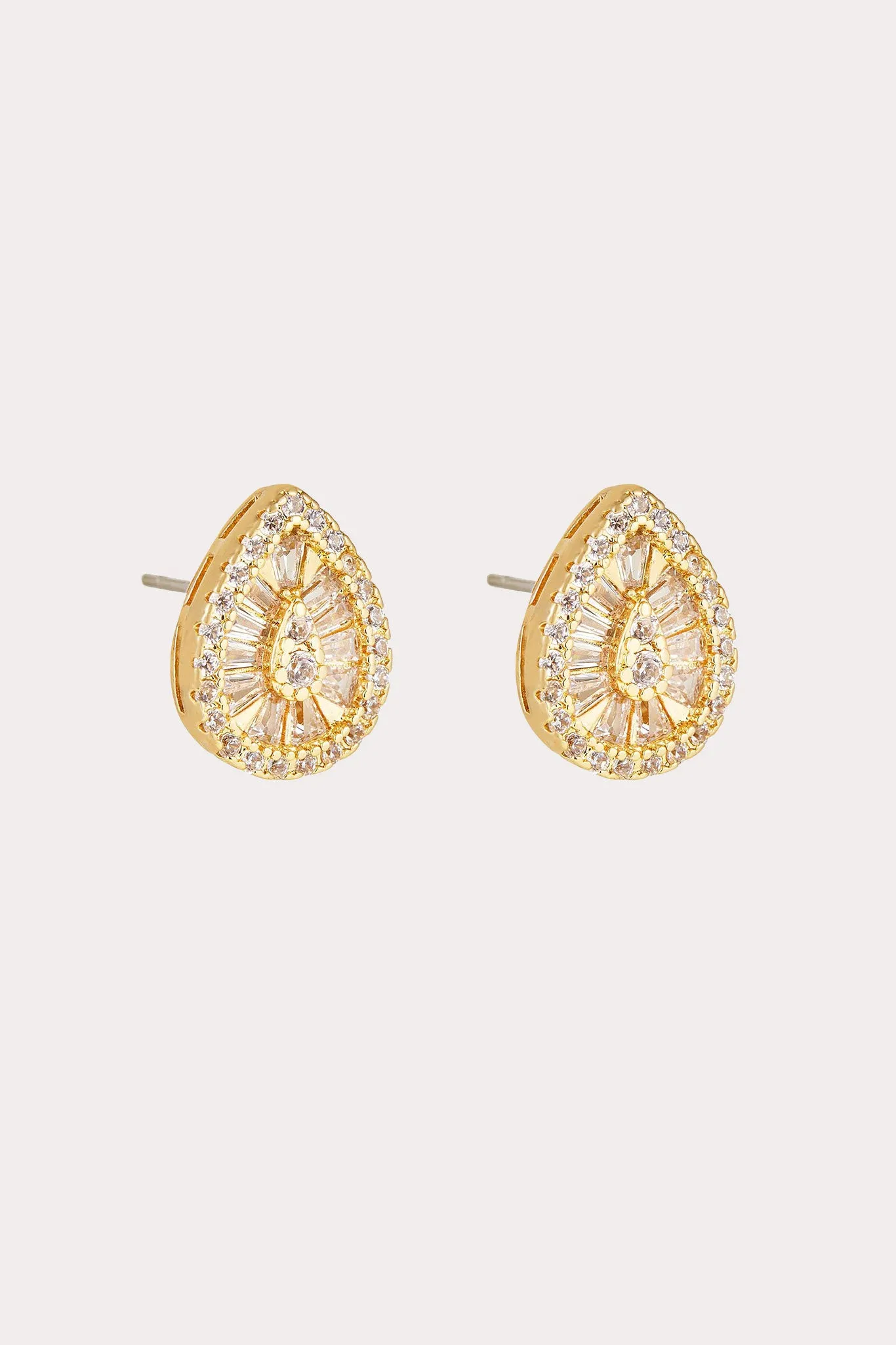 Ibiza Crystal Stud Earrings - Clear Crystal sold by Birdy Grey product image thumbnail 3