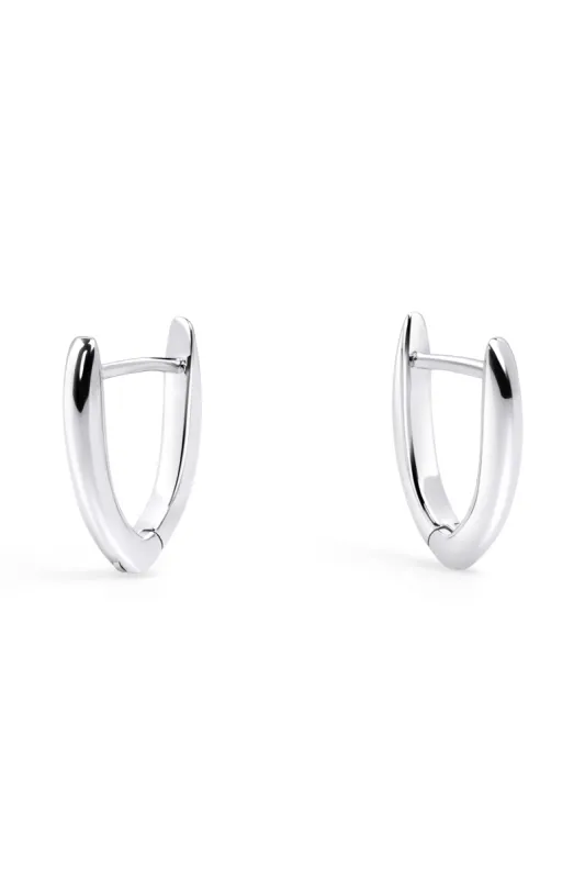 Vibrato Huggie Earrings by Mia Bijoux - Silver sold by Birdy Grey