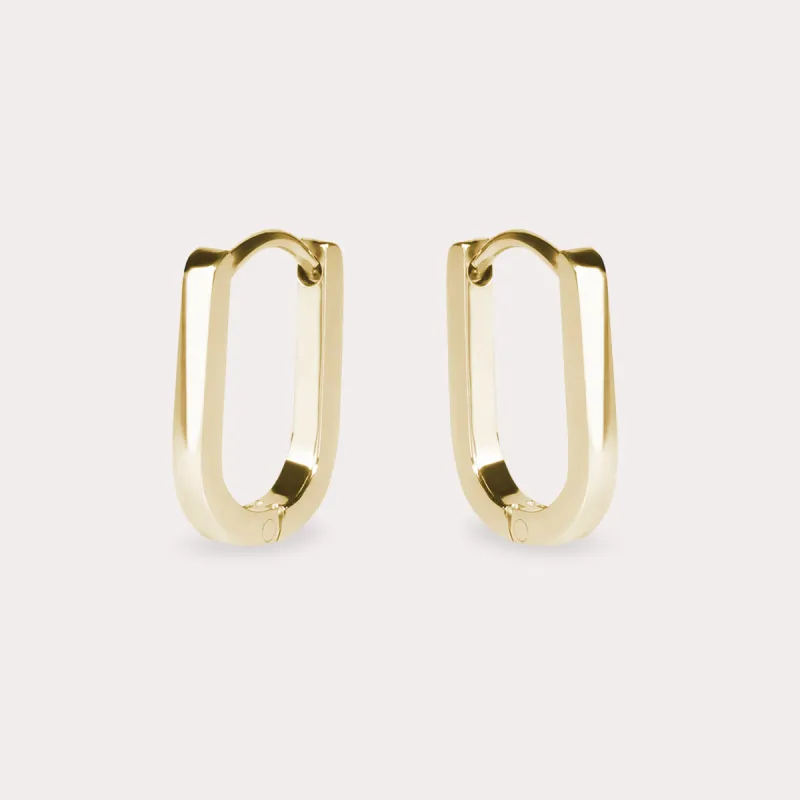 Solene Huggie Earrings by Mia Bijoux - Gold sold by Birdy Grey