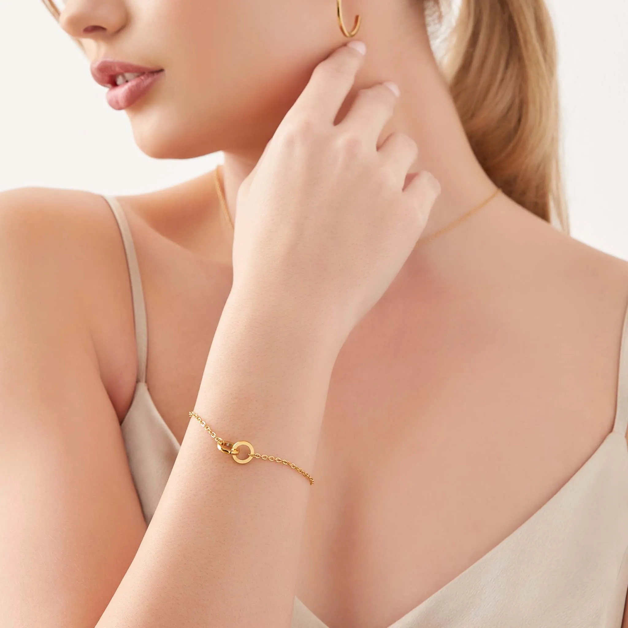 Gold Soulmate Bracelet by Mia Bijoux - Gold sold by Birdy Grey product image thumbnail 2