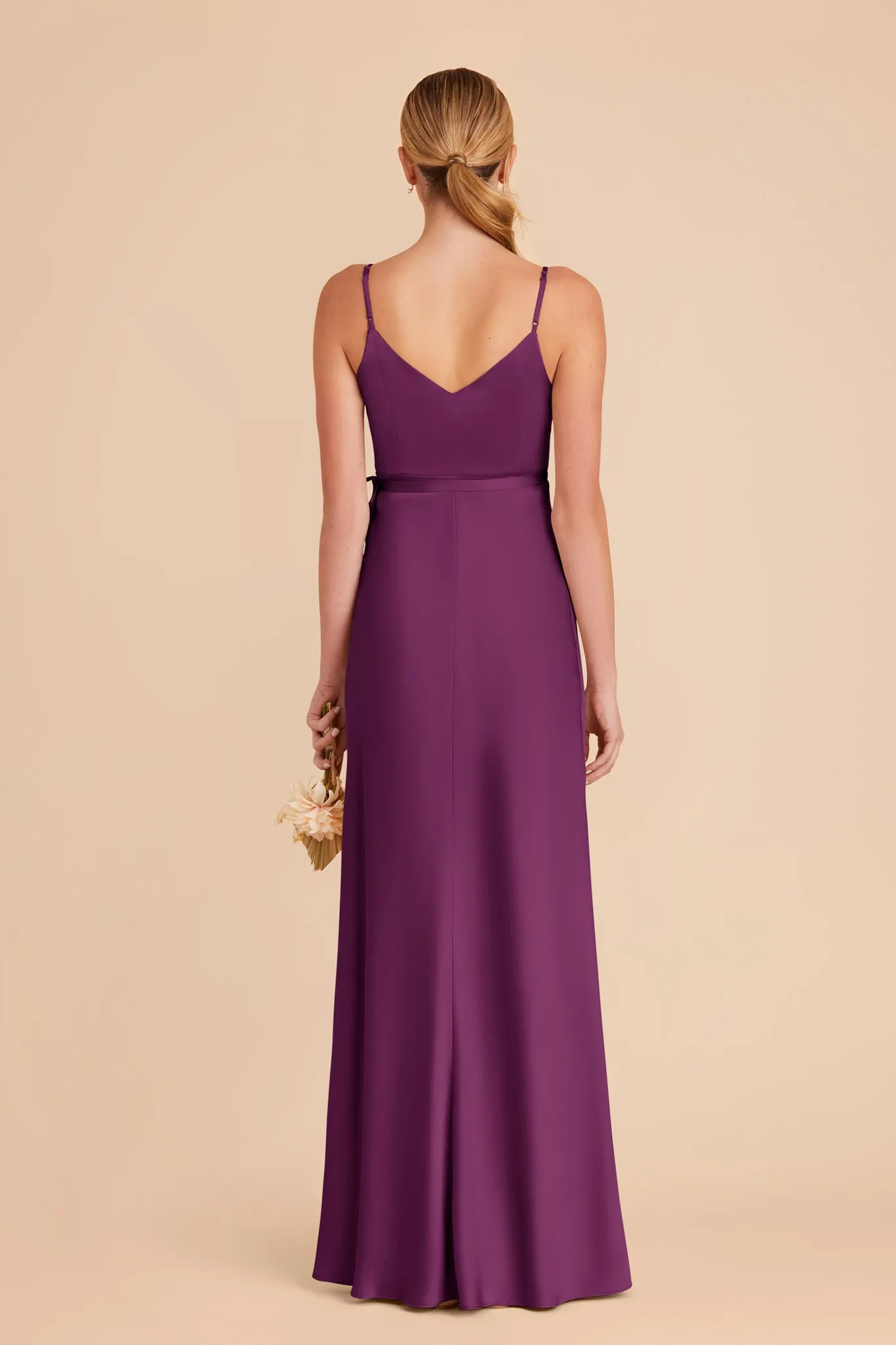 Cindy Matte Satin Dress - Fig sold by Birdy Grey product image thumbnail 5