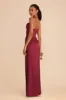Lydia Matte Satin Dress - Burgundy sold by Birdy Grey