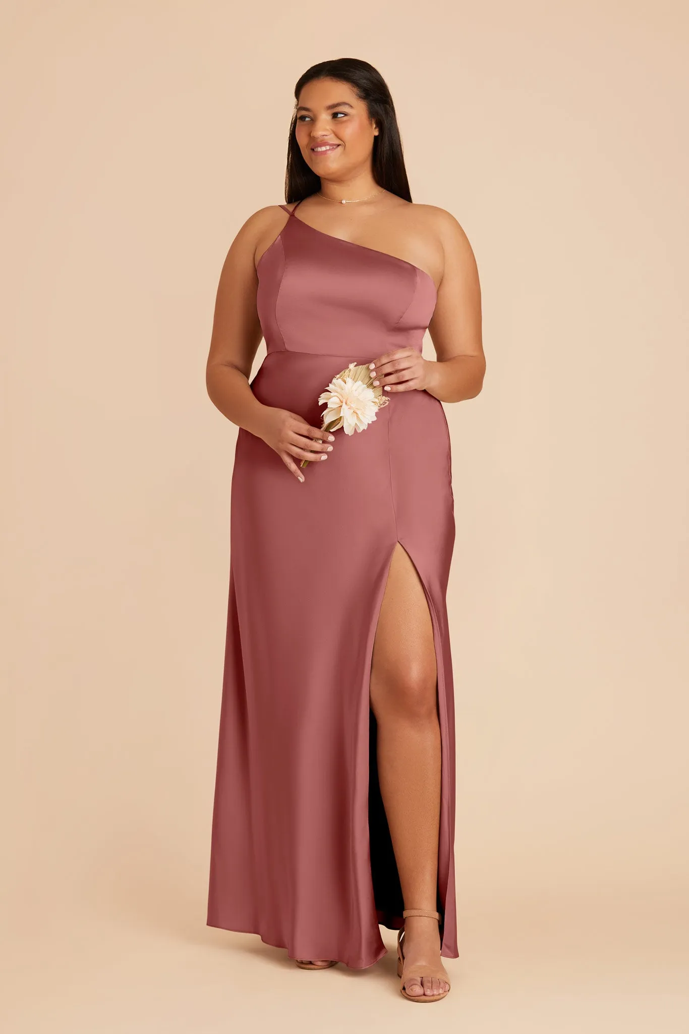 Kensie Matte Satin Dress - Wild Rose sold by Birdy Grey product image thumbnail 2