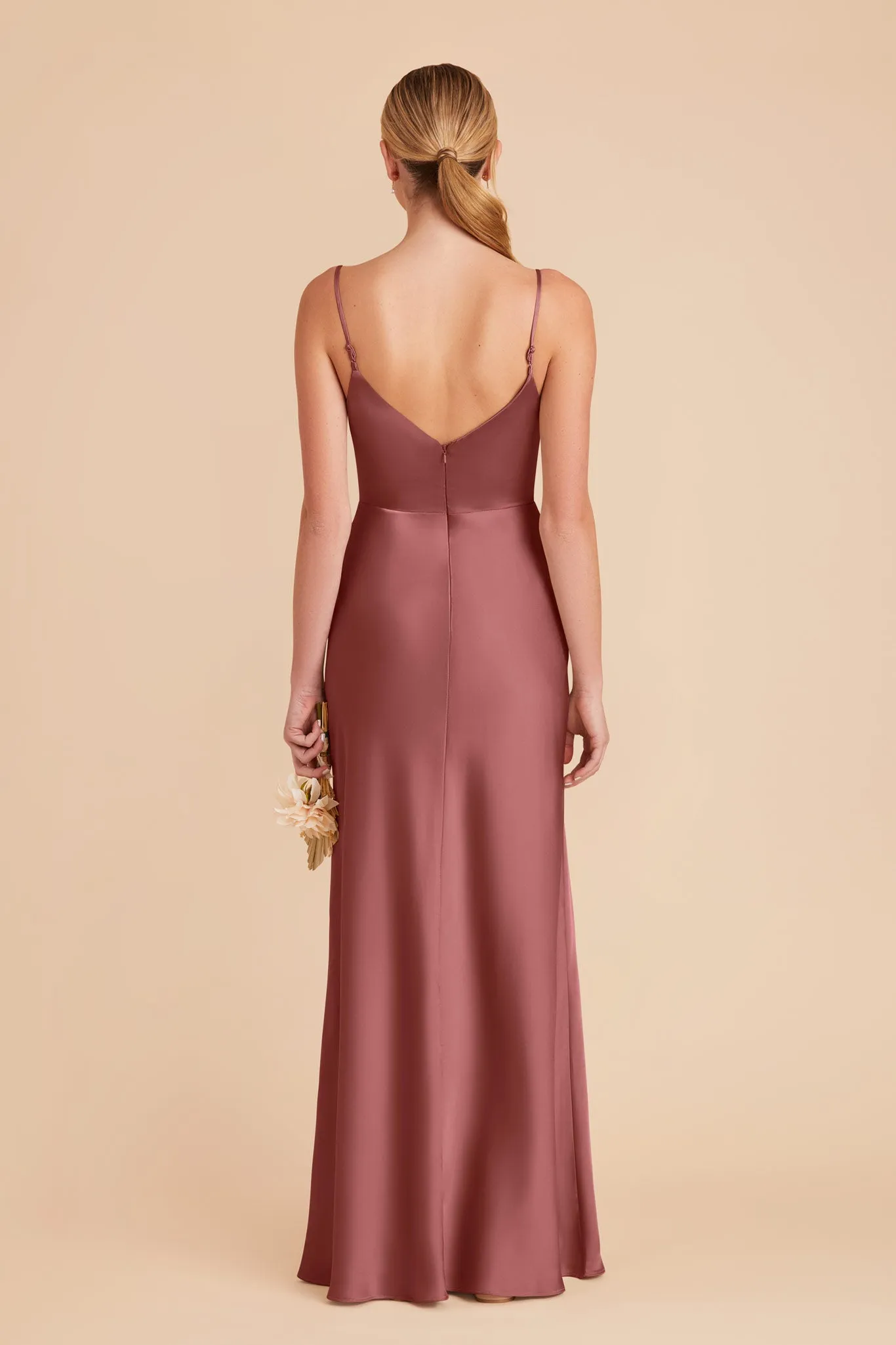 Jay Matte Satin Dress - Wild Rose sold by Birdy Grey product image thumbnail 5