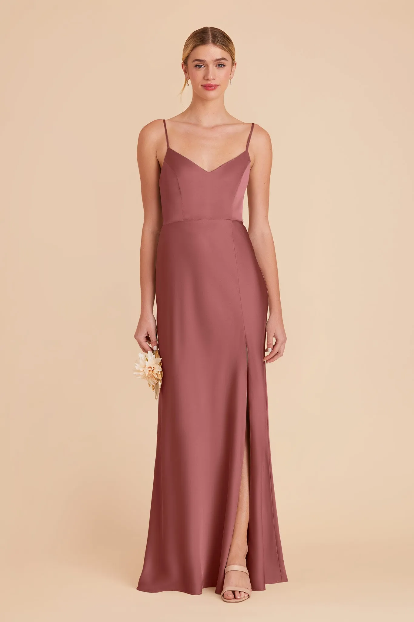 Jay Matte Satin Dress - Wild Rose sold by Birdy Grey