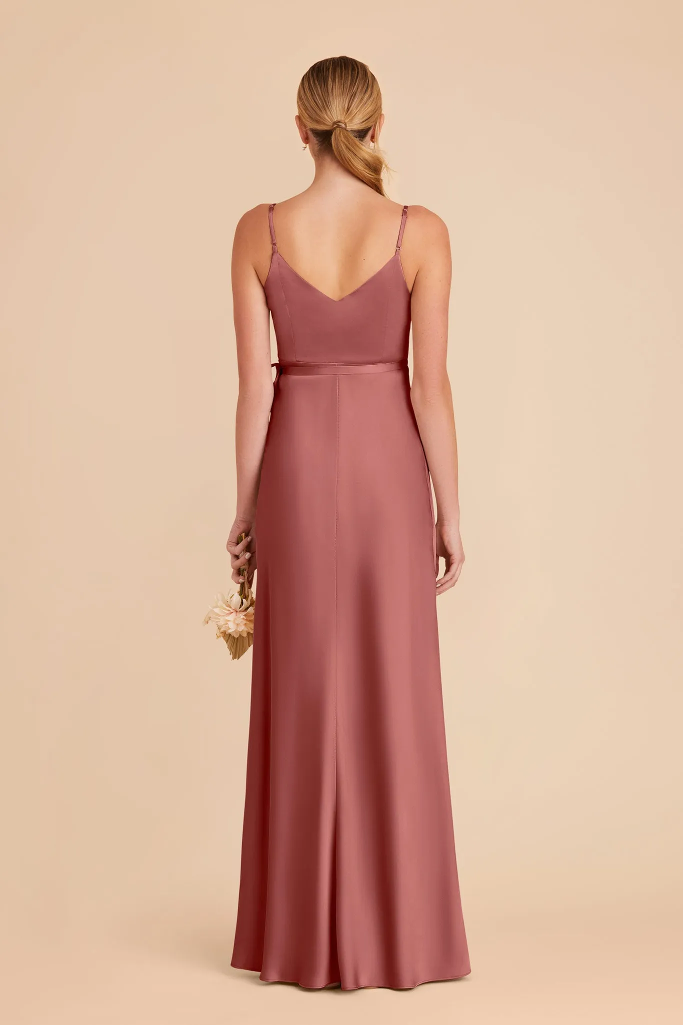 Cindy Matte Satin Dress - Wild Rose sold by Birdy Grey product image thumbnail 5