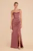 Anne Matte Satin Dress - Wild Rose sold by Birdy Grey