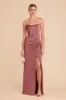 Anne Matte Satin Dress - Wild Rose sold by Birdy Grey