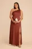Kira Matte Satin Dress - Auburn sold by Birdy Grey
