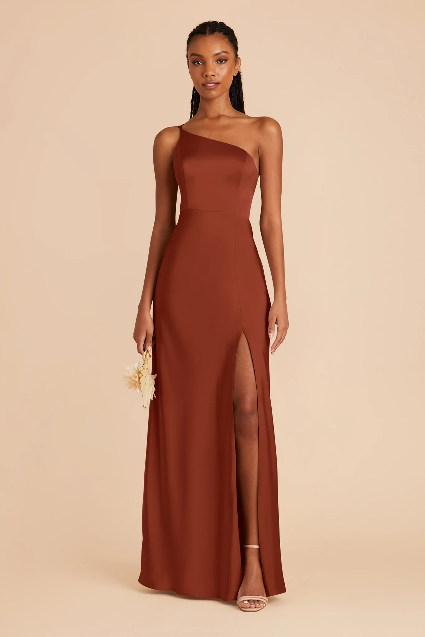 Kensie Matte Satin Dress - Auburn sold by Birdy Grey product image thumbnail 2