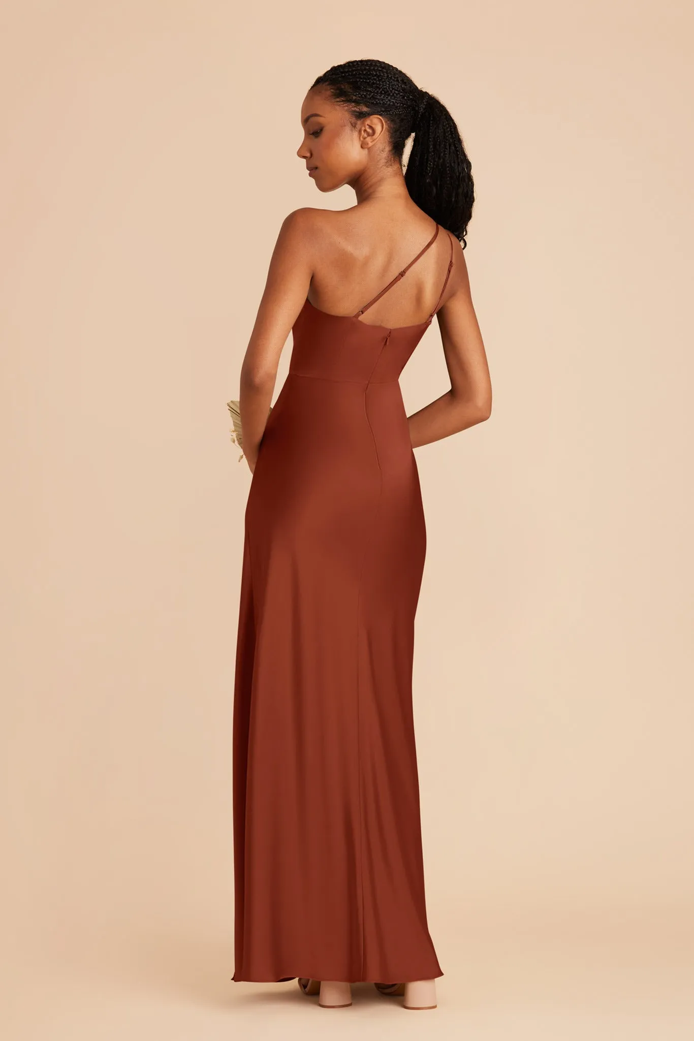 Kensie Matte Satin Dress - Auburn sold by Birdy Grey product image thumbnail 4